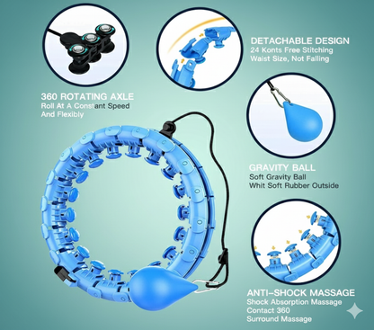 Smart Weighted Hula Hoop for Adults Weight Loss with Counter